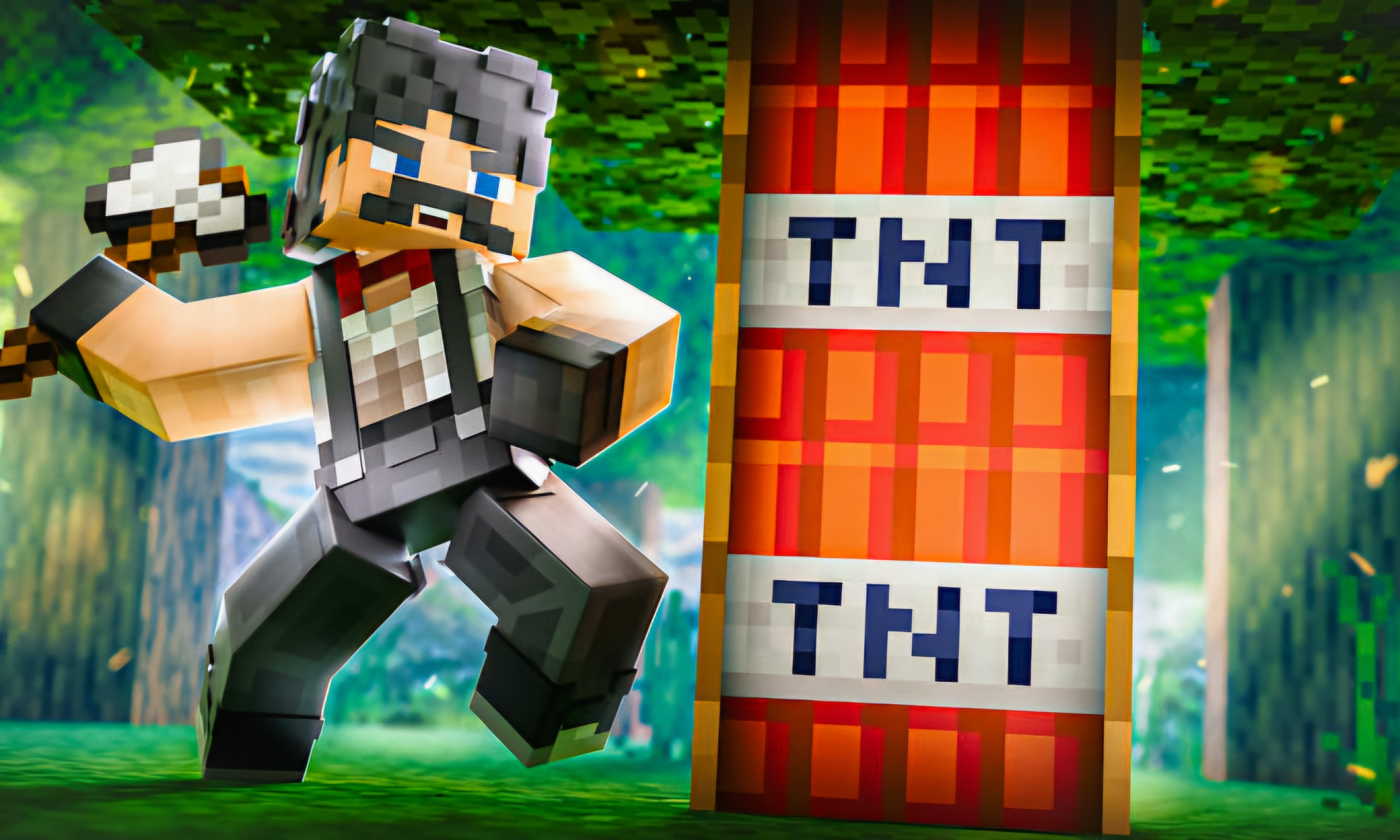 I Survived 100 Days with Only TNT in Minecraft